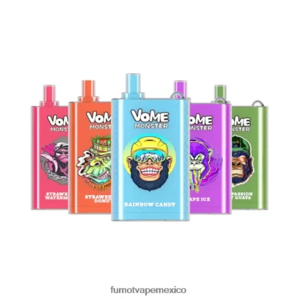 Fumot Vome Monster Dispositivo de vapeo desechable 10000 – 20 ml (1 pieza) sandia fresa H0XPTX437 Fumot Vape Shop - Fumotvapemexico