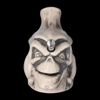 Smiling Skull Ceramic Pipe