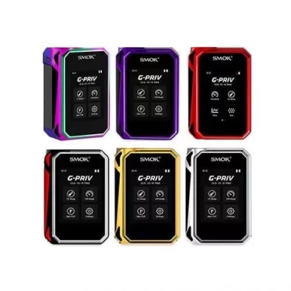 SMOK – G-Priv 220w Touch Screen Box Mod - Black, Gold (85FBBD)