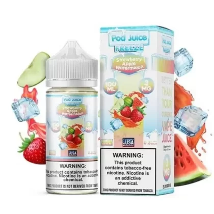 Strawberry Apple Watermelon Freeze E-Liquid by Pod Juice - Vape Product; Vape Product, Vape Product