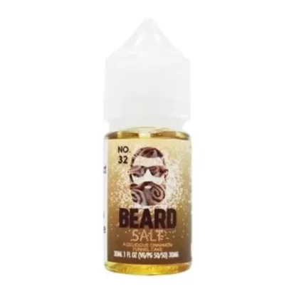 Beard Vape Co Salts No. 32 Cinnamon Funnel Cake 30ml Nic Salt Vape Juice - Vape Product, Vape Product