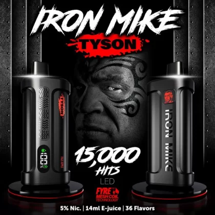 Iron Mike Tyson 15,000 Puff Disposable Vape - Apple Mango Pear, Frozen Banana