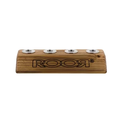 RooR® | Wooden Bowl Holder | 14mm – 4 Holder – Dark Wood - Ejuicewarehouse