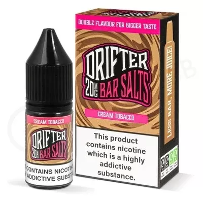 Cream Tobacco Nic Salt E-Liquid by Drifter Bar Salts - Ecigpremium