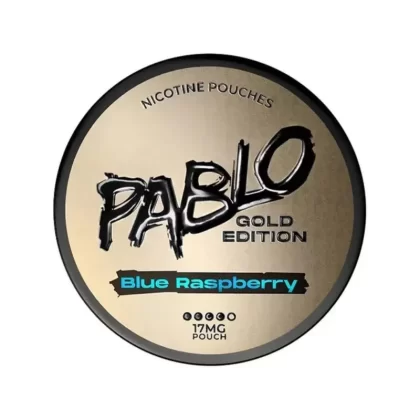 Blue Raspberry Gold Edition Nicotine Pouches By Pablo - Ecigpremium