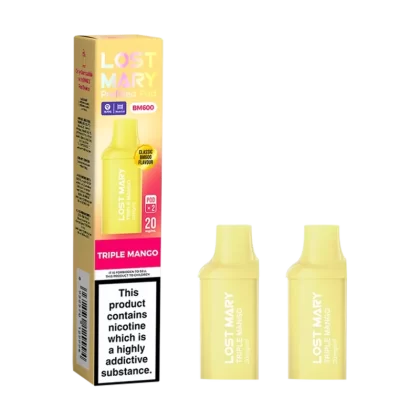 Triple Mango Lost Mary BM600 Pods - 20mg - Vape Product