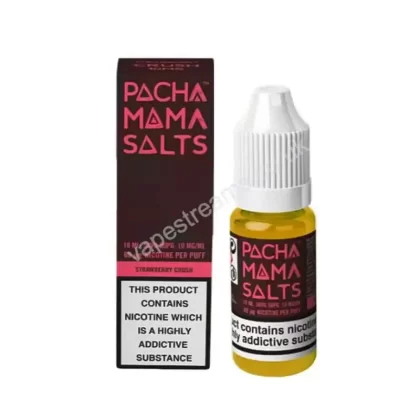 Pacha Mama Strawberry Crush Nic Salt E-Liquid - Vapestreams Co