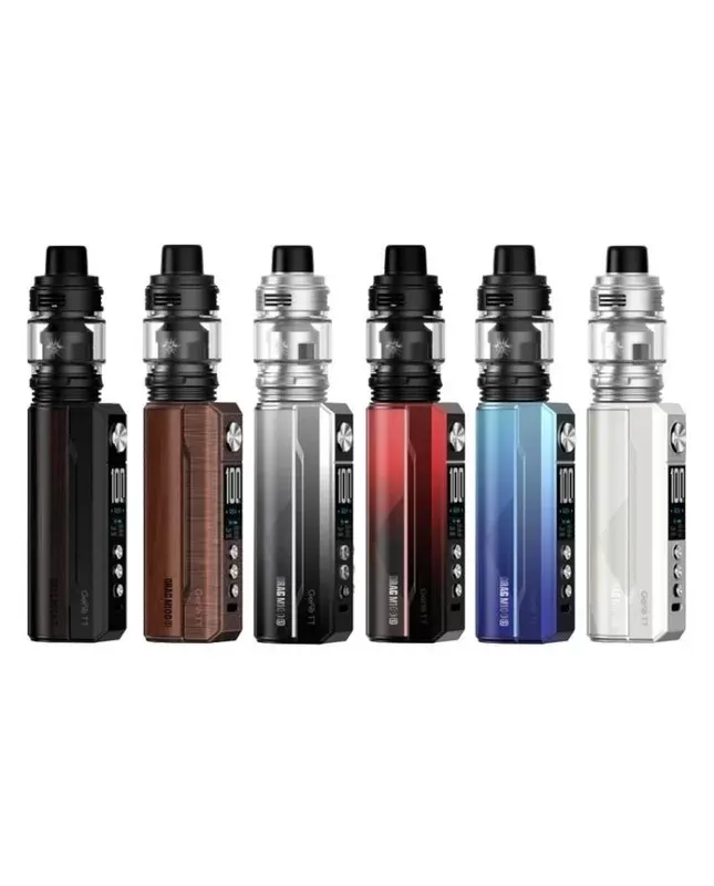 VOOPOO Drag M100S Uforce-L 100W Starter Kit - Antique Brass Padauk, Black / Darkwood