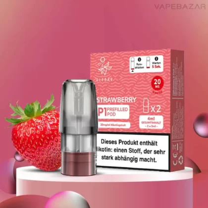 Elf Bar Mate 500 – Strawberry – Prefilled Liquid Pod – 2er Pack - 500 mAh