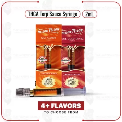 Mellow Fellow THCA Terp Sauce Blend Syringes 2ML - Polar Pop, Timewreck