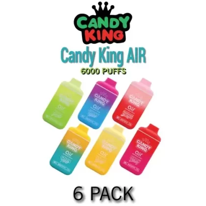 Candy King Gold Bar (formerly AIR) Disposable Vape Device | 6000 Puffs – 6PK