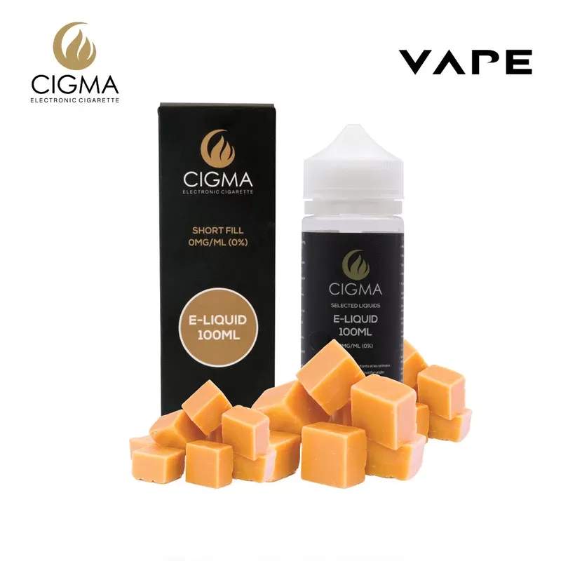 Cigma e-Liquid – Butterscotch 0mg 100ml Shortfill | Cigee