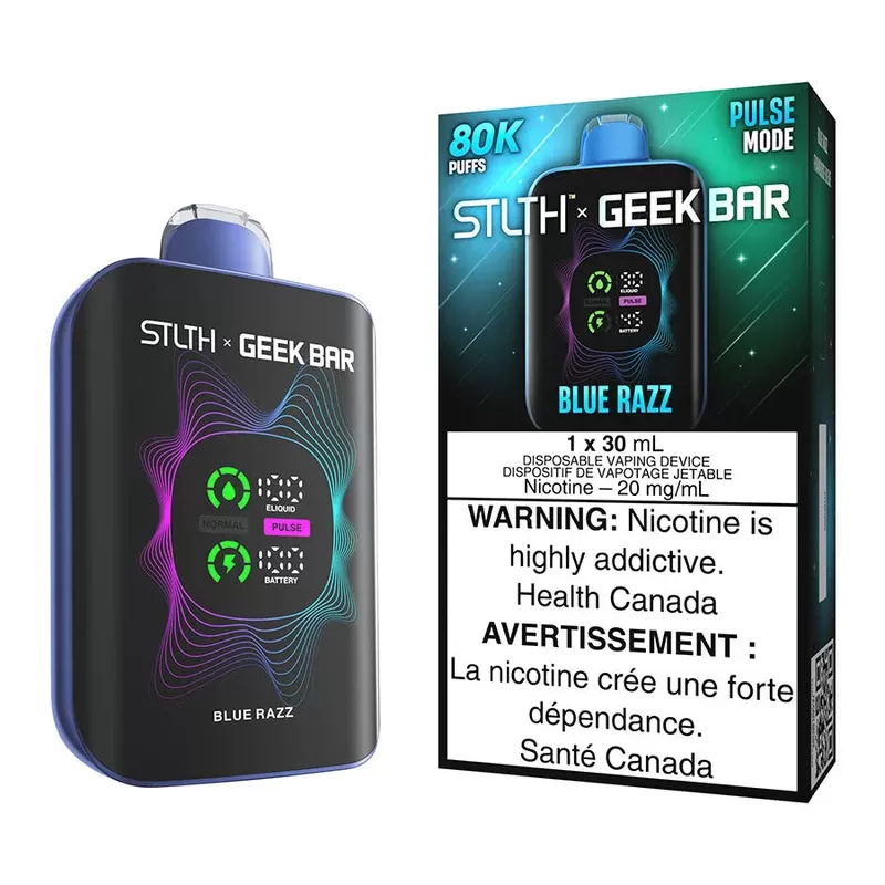 STLTH X Geek Bar Disposable Vape Device – Blue Razz