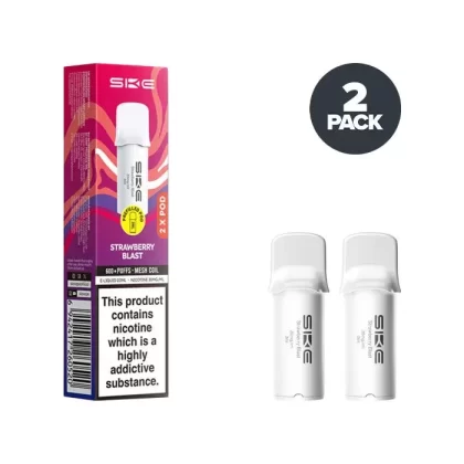 Strawberry Blast SKE Crystal 600 Pro Prefilled Pod