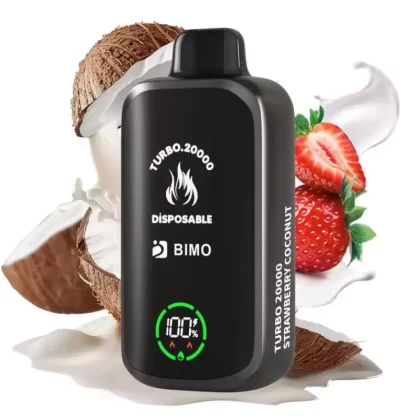 BIMO Turbo 20000 Puffs – Strawberry Coconut - Vape Store