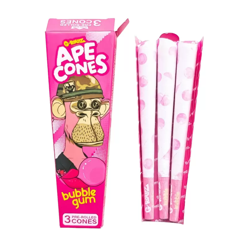 G-ROLLZ Ape Cones - 24 Per Box - 3 Cones Per Pack - Pop Activated Flavoured Filter - Watermelon Splash - Image 3