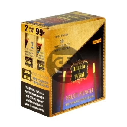 Good Times Little and Wild 2 For 99c 20 Packs of 2 Fruit Punch - Vape Store