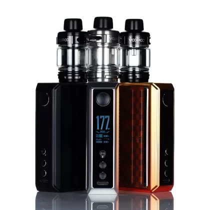 VooPoo Drag 5 177W Dual 18650 Box Mod Starter Kit - Sakura Pink