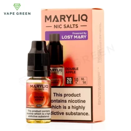 Double Apple Nic Salt E-Liquid by Lost Mary Maryliq - Eliquidsupply
