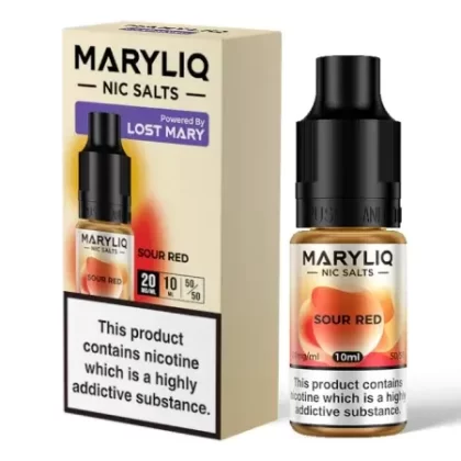 Maryliq Nic Salts – Sour Red