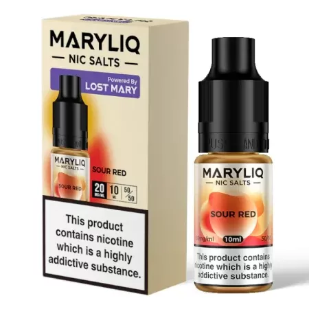Maryliq Nic Salts – Sour Red
