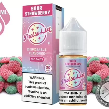 Sour Strawberry by Pulse Liq Salts 30ml