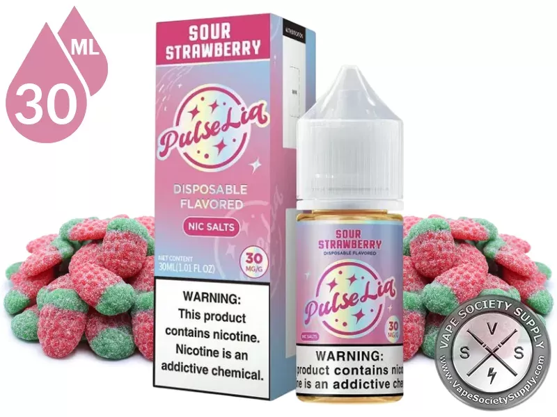 Sour Strawberry by Pulse Liq Salts 30ml