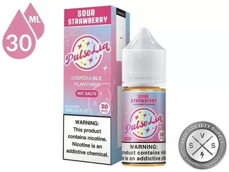 Sour Strawberry by Pulse Liq Salts 30ml - Image 3