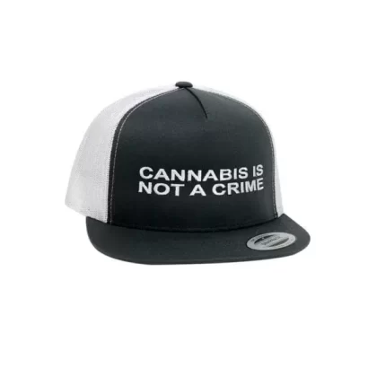 RYOT “Not a Crime” Classic Trucker Hat – Charcoal