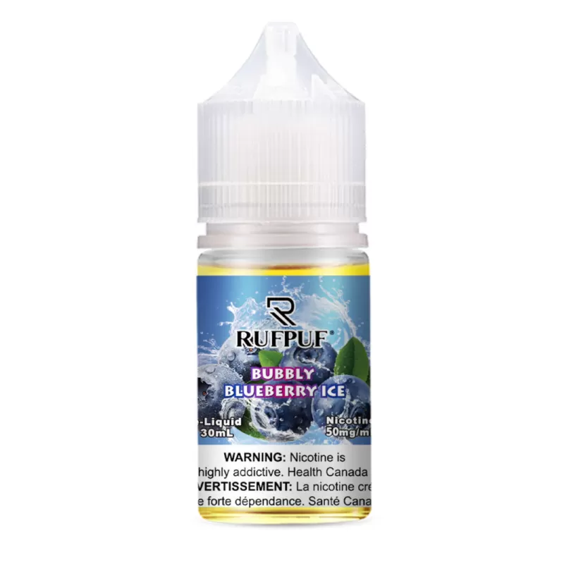 RufPuf Bubbly Blueberry Ice Nic Salt – 30ml - Vapebazaar Pk - Image 2