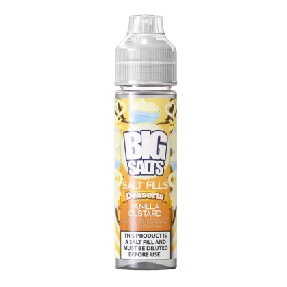 Big Salts Vanilla Custard – 60ml Salt Fills E Liquid - Vapourdays Co