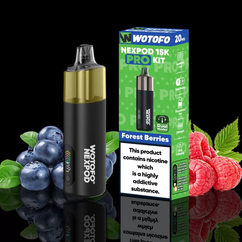 nexPOD 15K Pro Kit 20mg - Forest Berries, Blueberry Watermelon