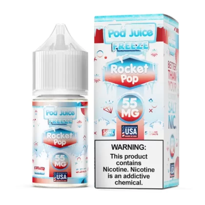 Pod Juice FREEZE SALT - Rocket Pop - 30ML E-Liquid