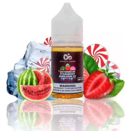 Infinity Salt – Watermelon Strawberry Bubblegum Ice 30ml - Vape Product, Vape Product