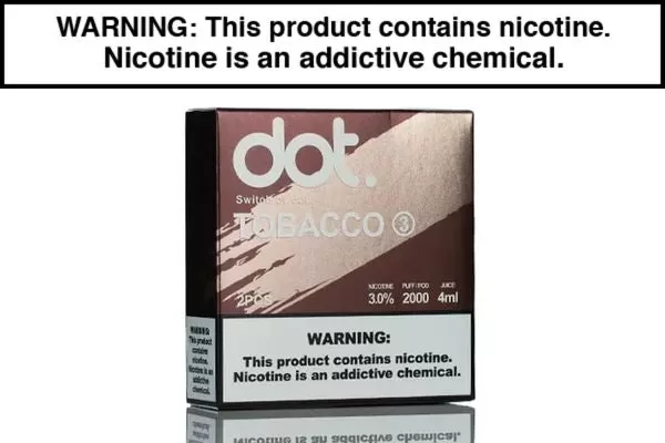 DOTMOD SWITCH PRE-FILLED DISPOSABLE PODS – 2000 PUFFS (2 PACK) - Vapejuice - Image 3