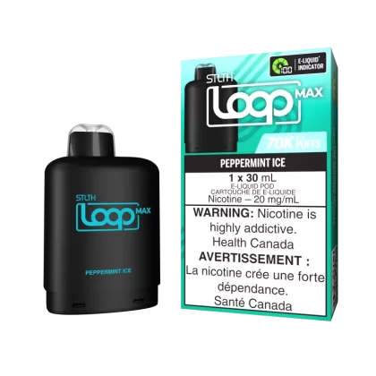 STLTH LOOP MAX Pod Pack - Peppermint Ice - 20 mg/mL (wholeseller) (SK) - Excise FED