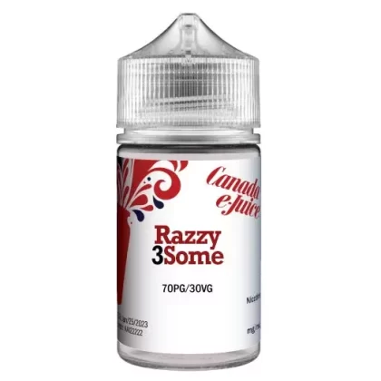 Razzy 3Some – Salt Nic - Size#30ml>60ml>120ml~Base#70PG/30VG~Strength#20mg Salt Nicotine (8F8ACE)