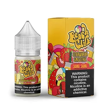 Strawnana Smoothie by Beach Club E-Liquid 30mL (Salts) - Nicotine Level#30mg>50mg