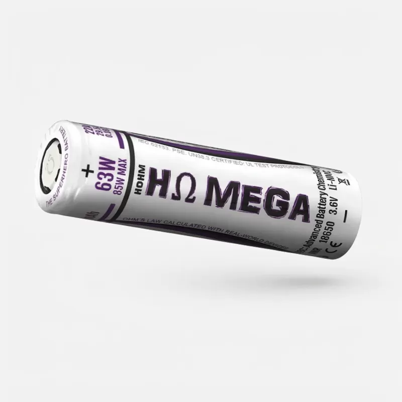 HOHM MEGA 18650 2505mAh 22A Battery 29.5A Max Rechargeable - Image 2