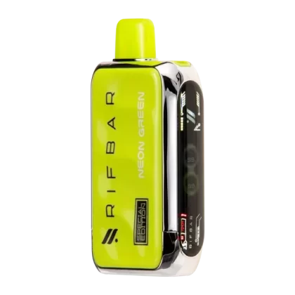 Neon Green Rifbar Turbo-X 25k - Customer Group#VAP~Nicotine#50mg~Size#Single>5 Pack