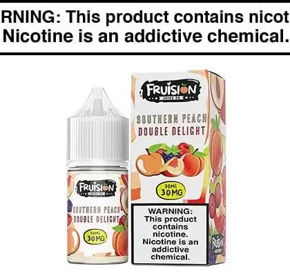 SOUTHERN PEACH DOUBLE DELIGHT BY FRUISION SALTS 30ML - Vapejuice