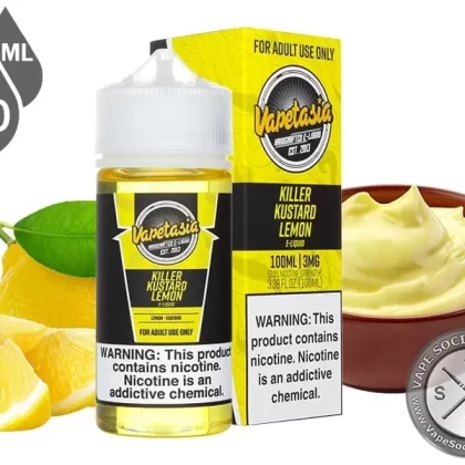Killer Kustard Lemon Vapetasia 100ml - Vape Product, Vape Product; NCDOR