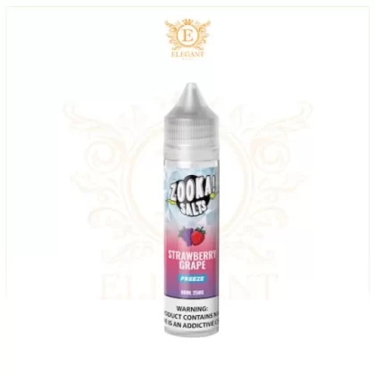 ZOOKA STRAWBERRY GRAPE FREEZE SALT 60ML ELIQUID