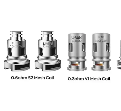 Ukeri Mesh Coil 5pcs/pack for Brave/Magik Kit - 0.6ohm S2 Mesh Coil 5pcs/pack