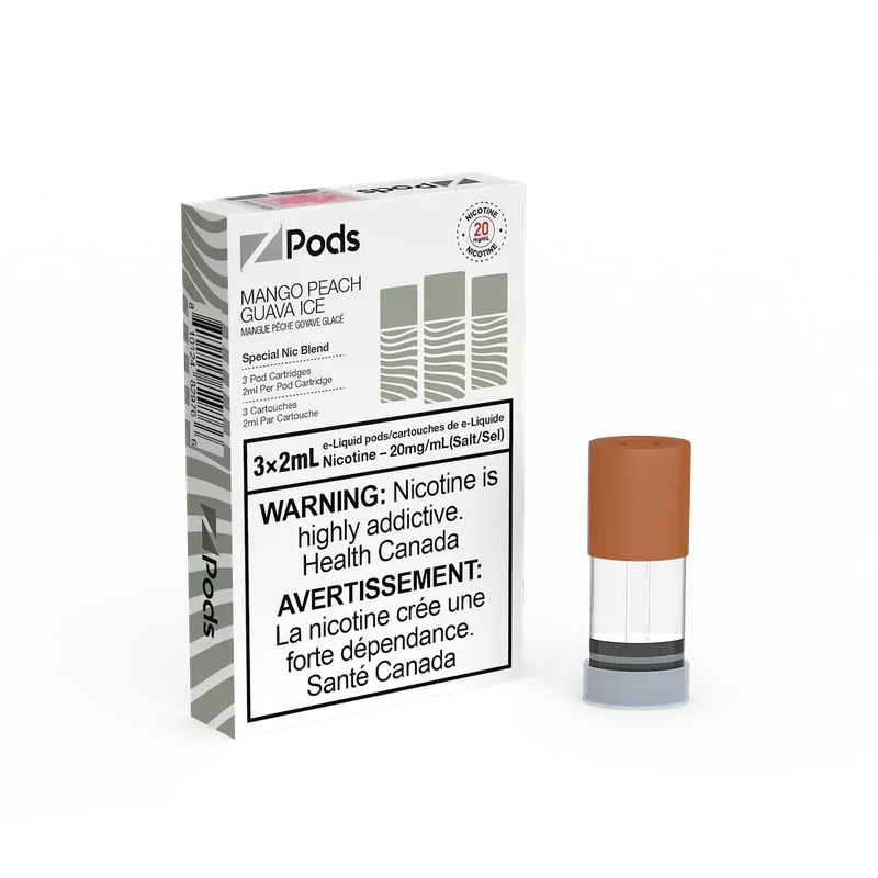 ZPODS MANGO PEACH GUAVA ICE