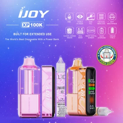 iJoy XP100K Refillable Disposable KIT TEXAS COMPLIANT - Watermelon Ice - Skullvaping