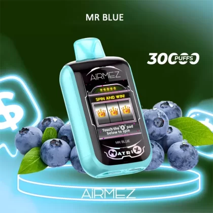 Airmez Matrix Pro 30000 Puffs – Mr Blue - Ozvapeone (68769D)