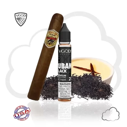 Great Vgod Cubano Black 30ml Salt Nic E-Juice