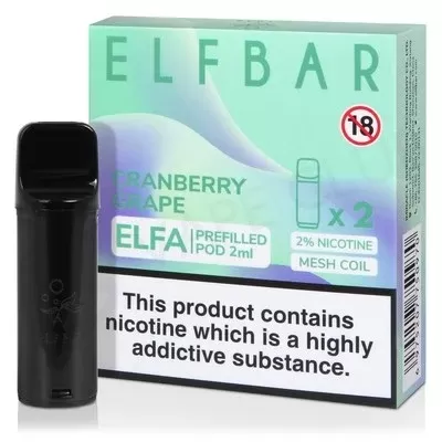 Cranberry Grape Elf Bar Elfa Prefilled Pod - Ecigpremium