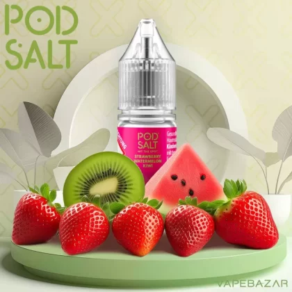 Pod Salt X Nikotinsalz Liquid – Strawberry Watermelon Kiwi - Vapebazar